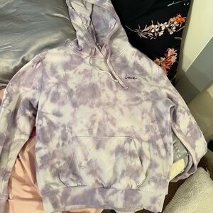 Purple Tie-Dye Hoodie